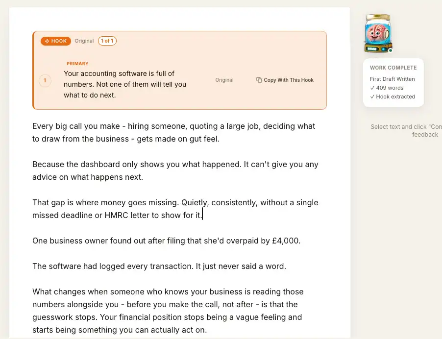 Brian app screenshot