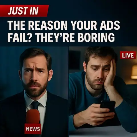 High-converting comedy ad creative