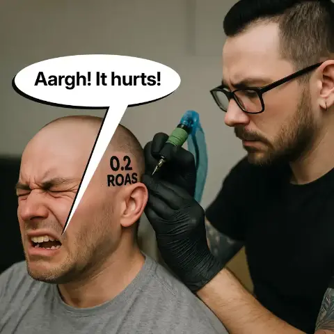 High-converting comedy ad creative
