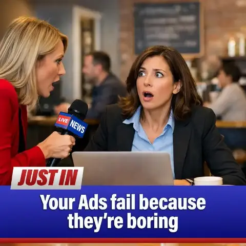 High-converting comedy ad creative