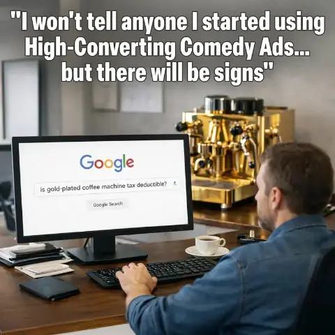 High-converting comedy ad creative